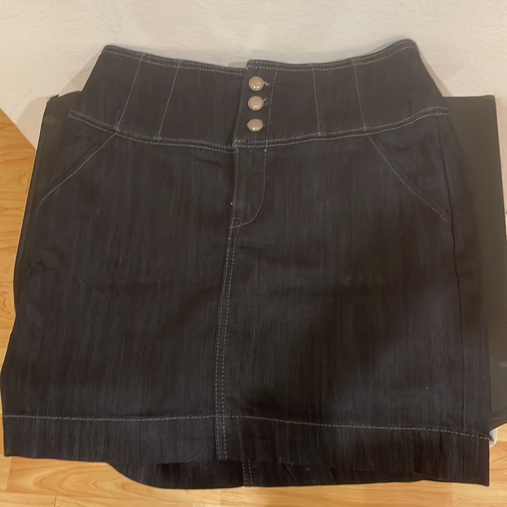 Express DenimJean High waist Skirt